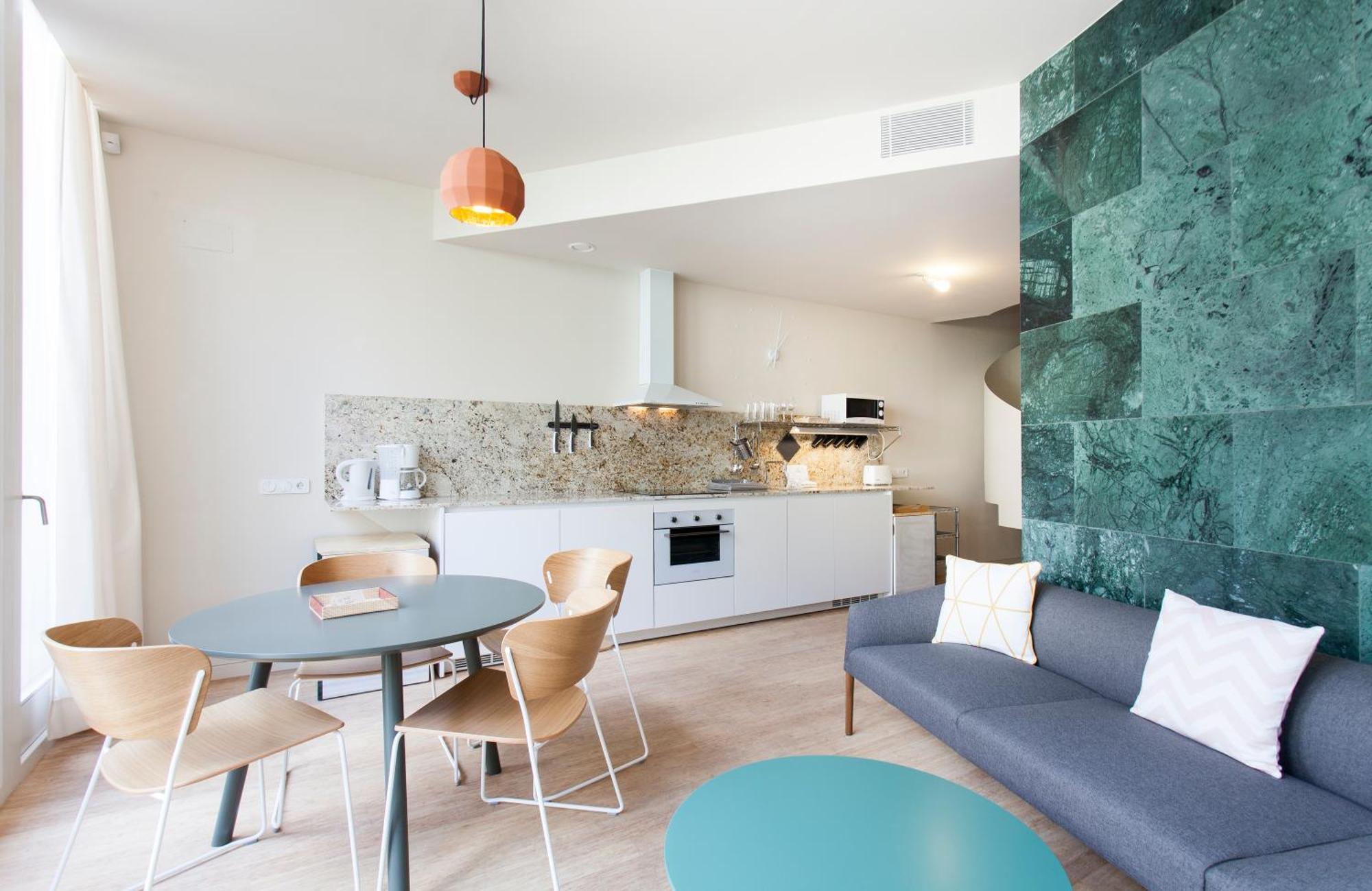 Aspasios City Oasis Apartments 바르셀로나 객실 사진